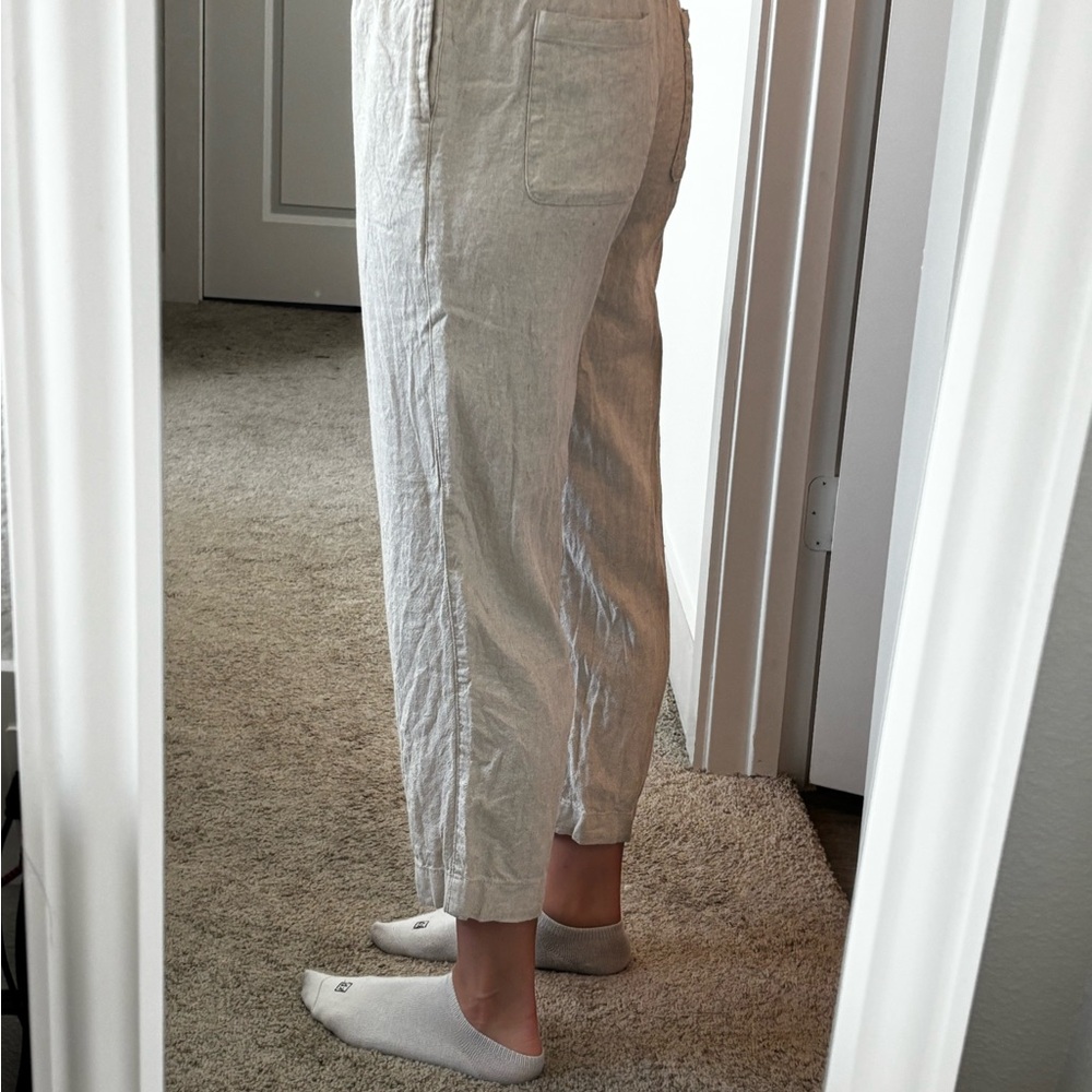 Old Navy High Rise Linen-style Pants